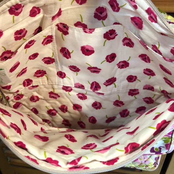 Vera Bradley Make Me Blush Messenger Bag Crossbody - Picture 4 of 7